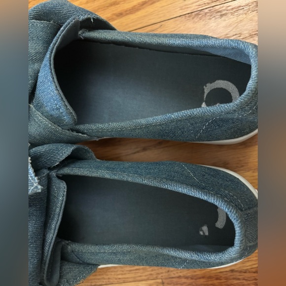 G by Guess Slip On Shoes Women’s 8.5M Blue Denim Sneakers Platform With Bow - Picture 7 of 8